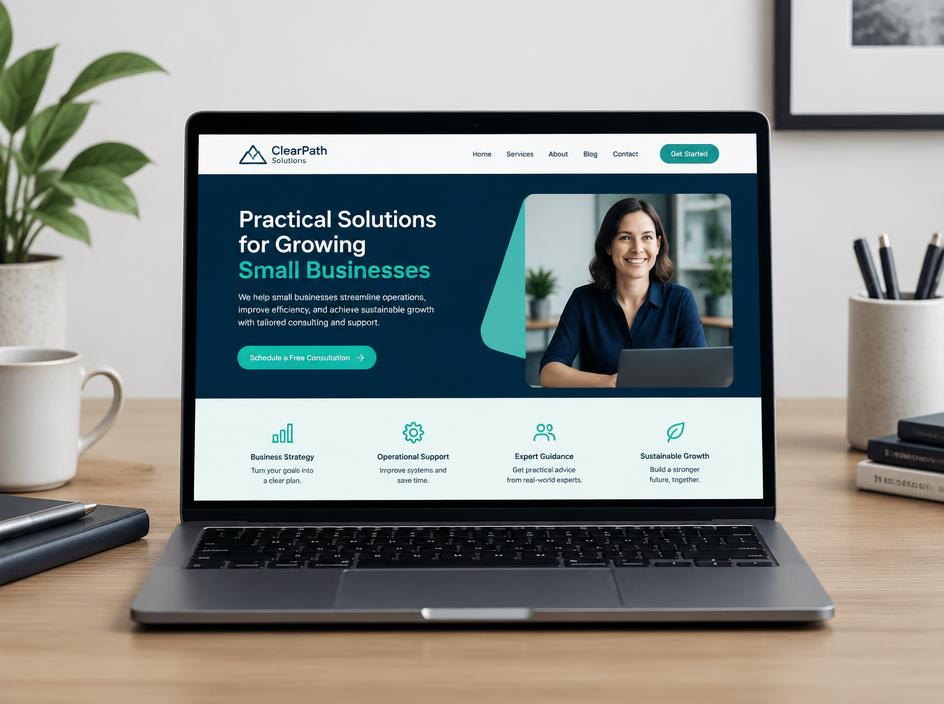 Business Sites website example