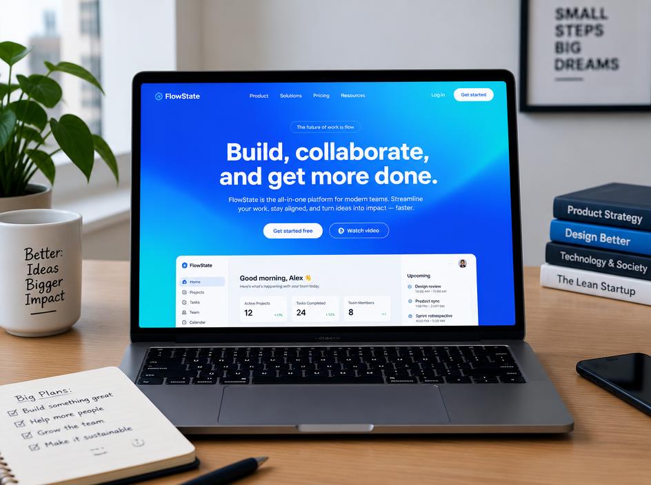 Landing Pages website example