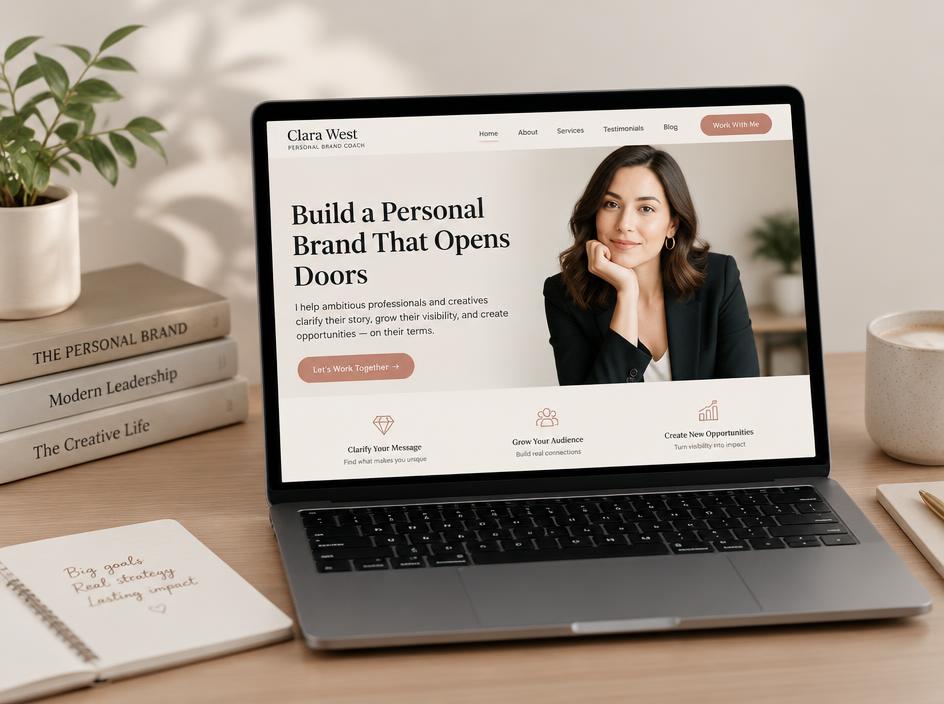Personal Brands website example